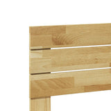 Headboard 150 cm Solid Wood Oak 851980