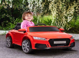 Kids Licensed Audi TT Ride-On Car 12V Battery w/ Remote Suspension Headlights and MP3 Player 3km/h T3398P348162