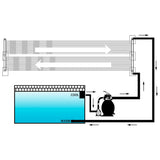 Solar Pool Heater Panel 80x310 cm 313994