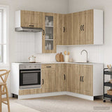 Kitchen Unit KALMAR 8 pcs Sonoma Oak Engineered Wood 3438383