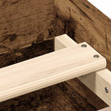 Bed Frame without Mattress Old Wood 180x200cm Engineered Wood 3328760