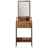 Dressing Table Old Wood 50 x 41 x 140 cm Engineered Wood 865134