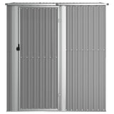 Garden Shed Grey 180,5x97x209,5 cm Galvanised Steel 150904