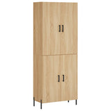 Highboard Sonoma Oak 69,5x34x180 cm Engineered Wood 3195686