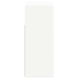Sideboard with LED Lights White 115.5x30x75 cm 804337