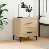Bedside Cabinet Sonoma Oak 40x35x47.5 cm Engineered Wood 827314