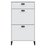 Shoe Cabinet VIKEN White Engineered Wood 374926