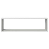 Wall Cube Shelf 4 pcs White 100x15x30 cm Engineered Wood 807080