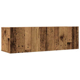 9 Piece TV Cabinet Set Wall-mounted Old Wood Engineered Wood 3329221