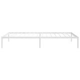 Metal Bed Frame without Mattress White 100x200cm 350908