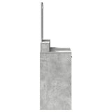 Dressing Table Concrete Grey 79 x 41 x 140 cm Engineered Wood 865139