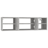Wall Shelf Concrete Grey 102x30x29 cm Engineered Wood 806260