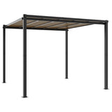 Garden Gazebo Anthracite 3x3 m Aluminium 3217060