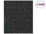 Rubber Granulate Patio Pad Black 6 x 9 x 2 cm Rubber 42027239