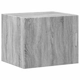 Slim Storage Cabinet Grey Sonoma 50x42.5x225 cm Engineered Wood 3281313