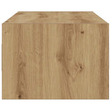 TV Cabinet with LED Lights Artisan Oak 100X35.5x25 cm 860246