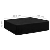 Garden Furniture Covers 2 pcs 8 Eyelets 200x200x70 cm 3082836