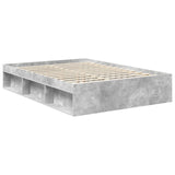 Bed Frame with Headboard Concerte 140 x 200 cm Solid Pine Wood 3412482
