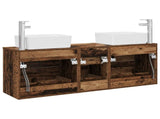 Bathroom Cabinet Set 3 pcs Old Wood 53 x 34.5 x 63 cm 3405865