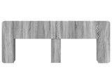 Headboard Cabinet with Storage Grey Sonoma Engineered Wood 8001216