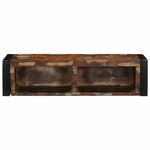 TV Cabinet Multicolour 80x30x25 cm Solid Wood Reclaimed 4015934