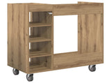 Golf Cabinet with Wheel Plain Artisan Oak 90 x 45 x 98 cm 899470