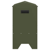 Livestock Feeding Trough Olive Green 79 x 35 x 62 cm 874628