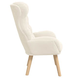 Armchair Cream 69 x 74 x 93 cm Sherpa Fabric 42001881