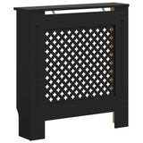 MDF Radiator Cover Black 78 cm 325568