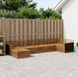 Outdoor Sofa Set 7 pcs Natural 3383612