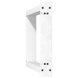 Dining Table Legs U-Shaped 2 pcs White 60x cm Steel 4012789