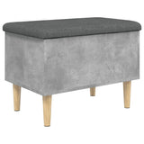 Storage Bench Concrete Grey 62x42x46 cm Engineered Wood 835071