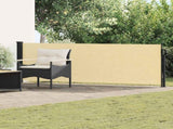 Retractable Side Awning Sand 300 x 100 cm Polyester 42035402