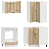 Kitchen Unit LUCCA 8 pcs Sonoma Oak Engineered Wood 3438393