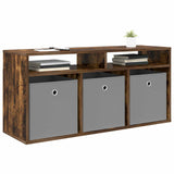 Lowboard with Drawer Smoked Oak 102 x 32 x 48.5 cm 8000592
