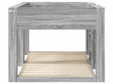 Bunk Bed for Kids Grey Sonoma 80 x 200 cm Engineered Wood 3410408