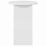 Side Table High Gloss White 50 x 39,5 x 55 cm Engineered Wood 899856