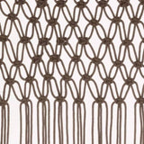 ZNTS Macrame Curtain Taupe 140x240 cm Cotton 323979