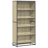 Bookcase Sonoma Oak 80.5x35x170.5 cm Engineered Wood 3300856