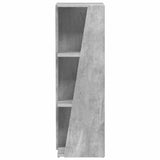 Side Shelf Concrete Grey 33 x 32 x 100.5 cm Engineered Wood 892420