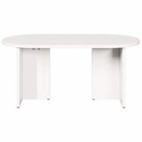 Coffee Table White 80 x 39.5 x 35 cm Solid Pine wood 873542