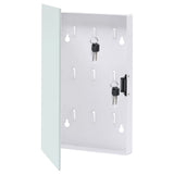 Key Box with Magnetic Board White 30x20x4 cm 322778