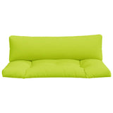 Pallet Cushions 2 pcs Bright Green Fabric 360933