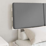 Bed Frame with Upholstered Headboard Light Grey 120 x 200 cm 877493