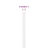Boat Rope Full White 8 mm 500 m Polypropylene 152558