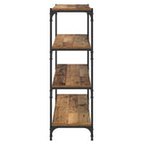 Book Cabinet Old Wood 100 x 33 x 100 cm 881117