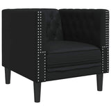 Living Room Couch 3 pcs Black Faux Leather 3385863