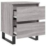 Bedside Cabinet Grey Sonoma 40x35x50 cm Engineered Wood 826904