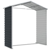 Garden Shed Anthracite Galvanised Steel 191x130x198 cm 3188253