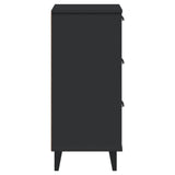 Bedside Cabinet VIKEN Black Engineered Wood 374918